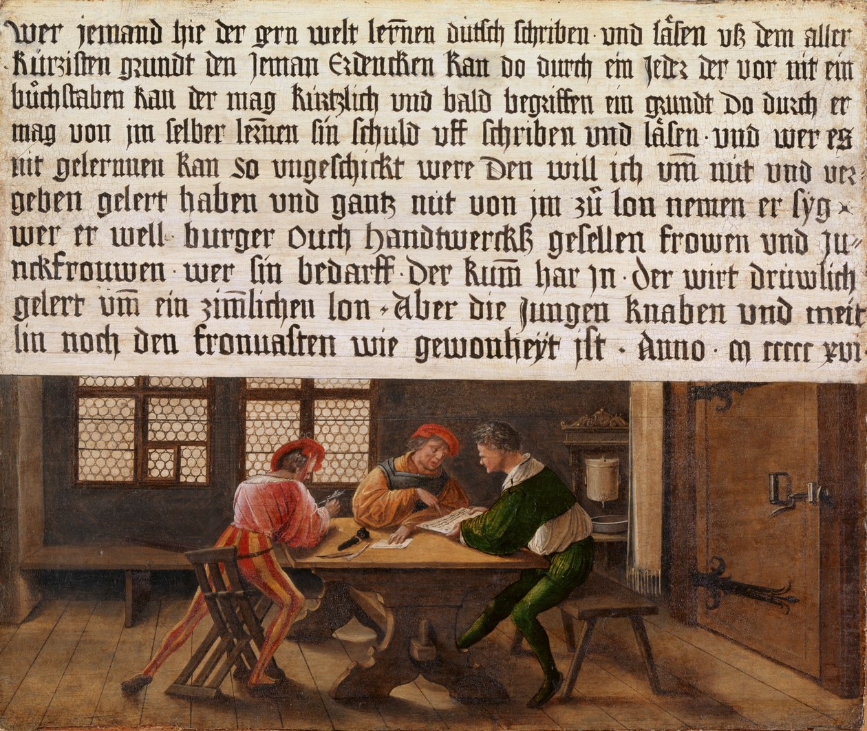 Okul Müdürü Tabela by Hans Holbein der Jüngere