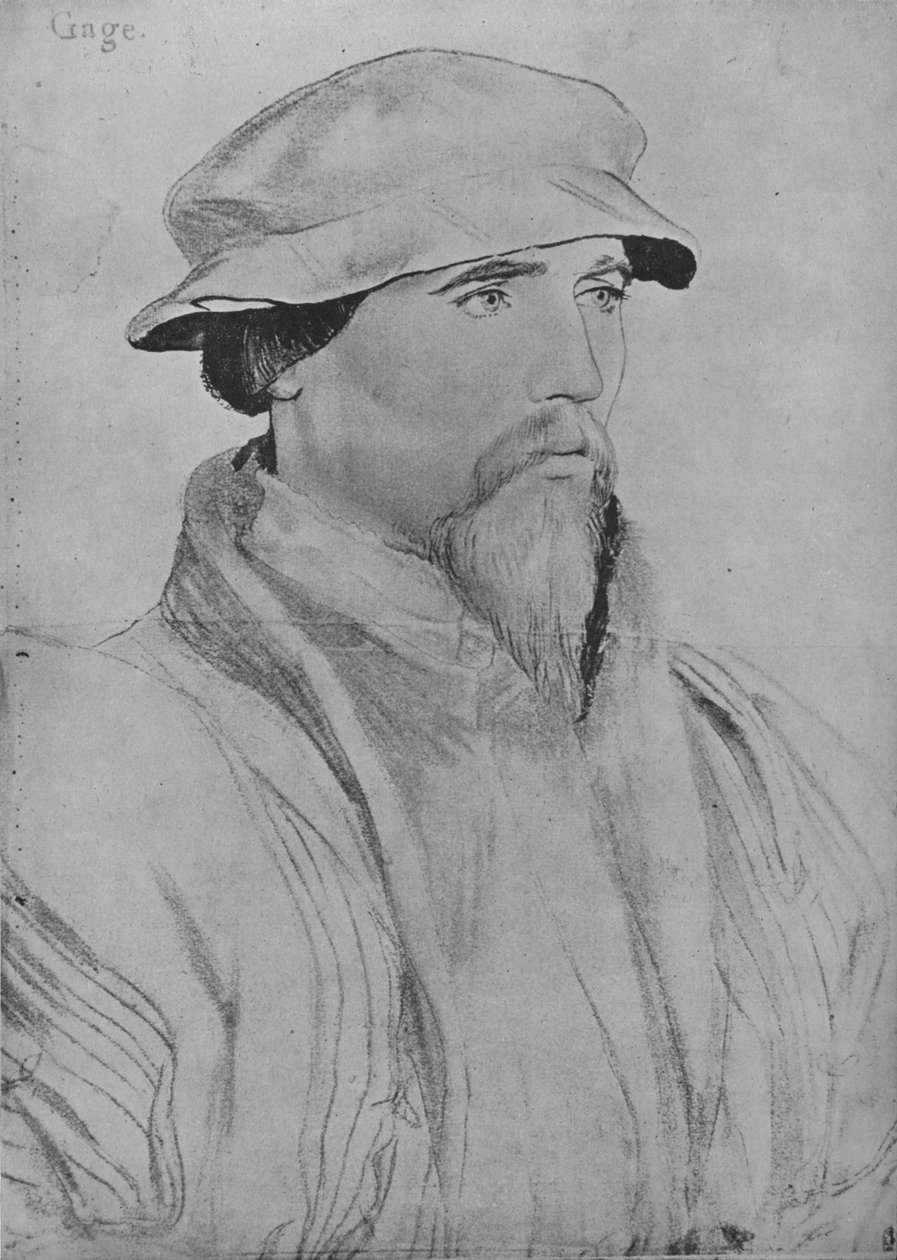 Sir John Gage, c1532-1543 1945 by Hans Holbein der Jüngere