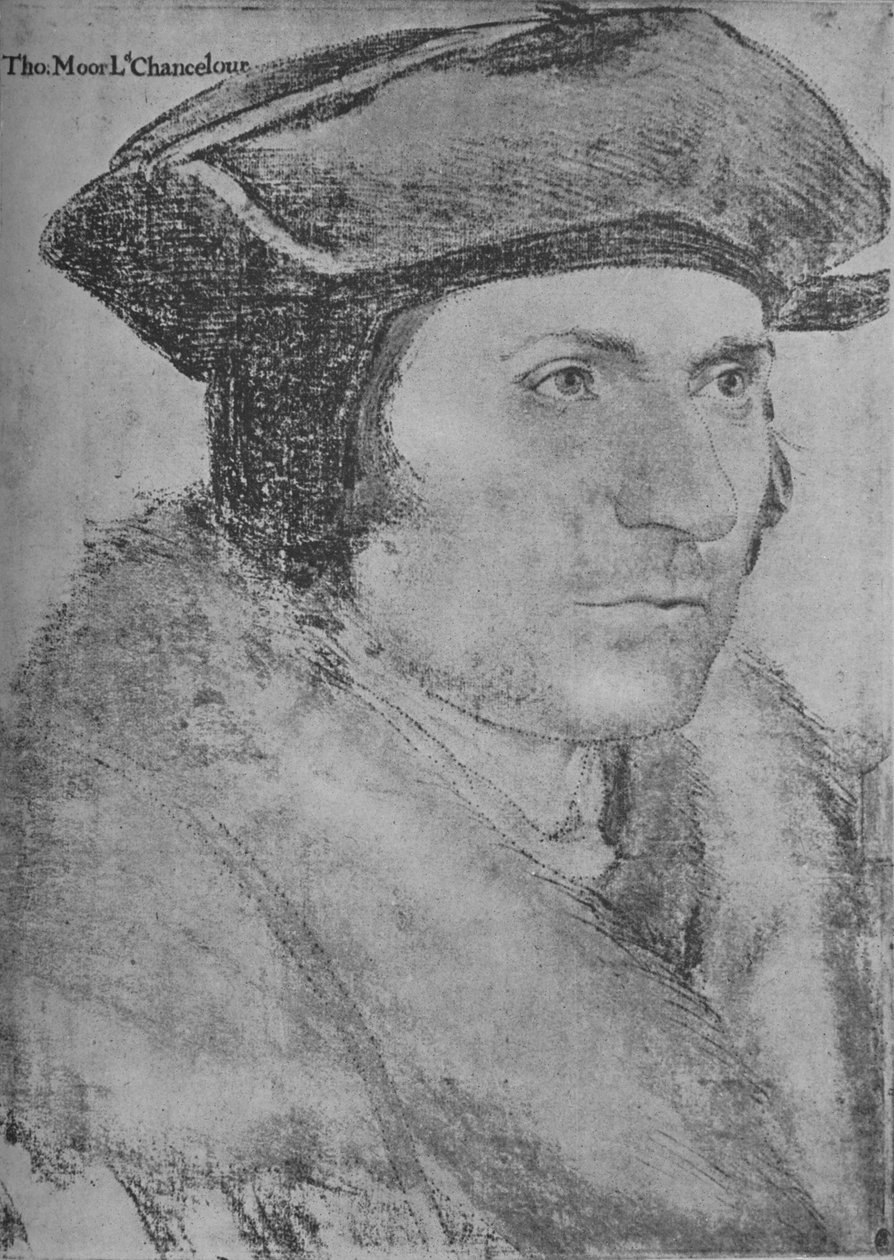 Sir Thomas More, 1526-1527 1945 by Hans Holbein der Jüngere