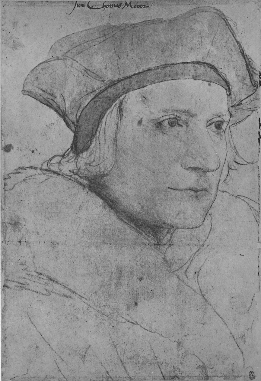Sir Thomas More, 1526-1527 1945 by Hans Holbein der Jüngere
