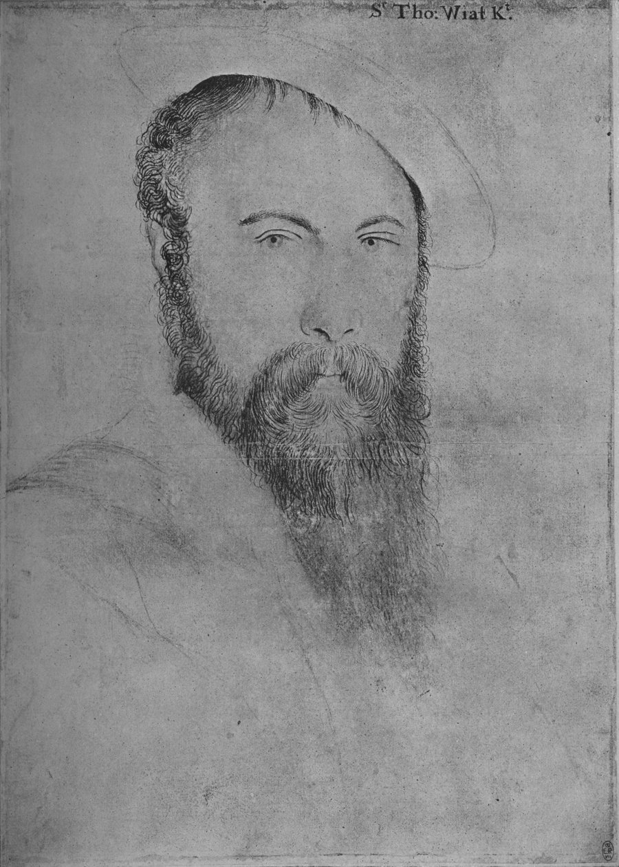 Sir Thomas Wyatt Kopya, c1535-1553 1945 by Hans Holbein der Jüngere