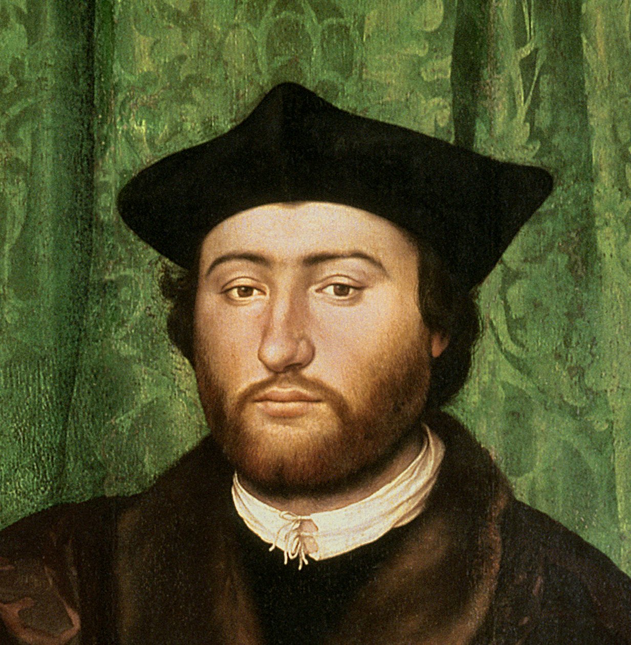 Büyükelçiler, 1533 yağlı boya, 122676 panel detayı by Hans Holbein der Jüngere