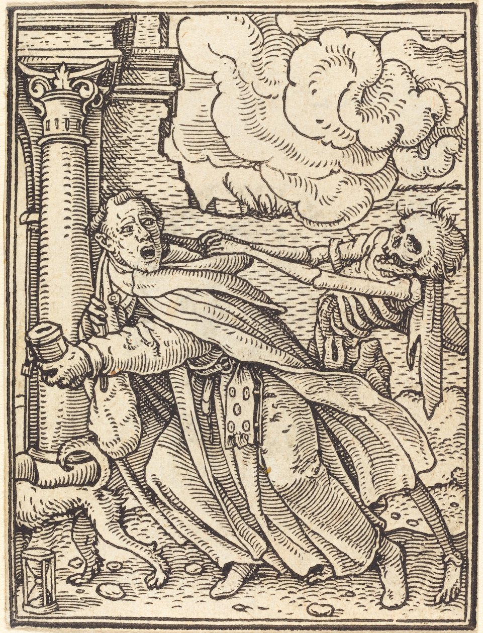 Mendicant Friar. by Hans Holbein der Jüngere