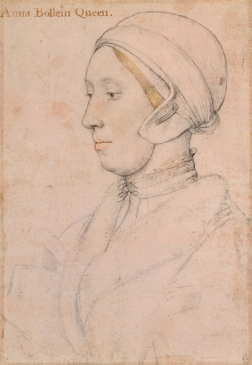 Meçhul Leydi Anne Boleyn, 1536 by Hans Holbein der Jüngere