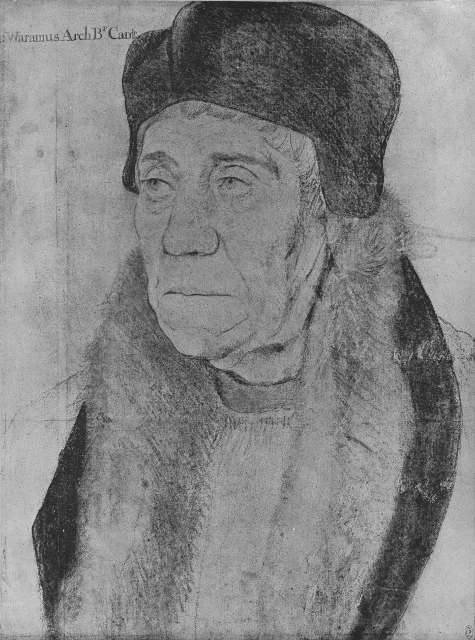 William Warham, Canterbury Başpiskoposu, 1527 1945 by Hans Holbein der Jüngere