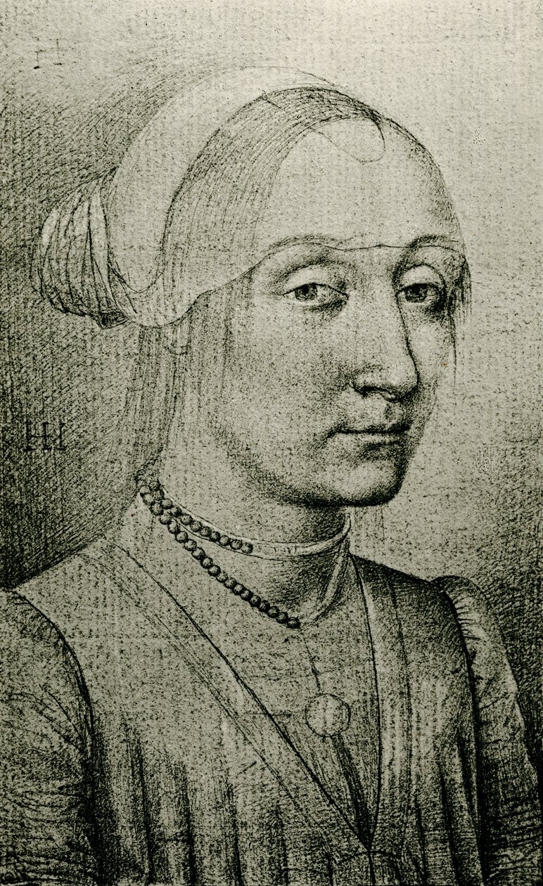 kadın portresi by Hans Holbein der Jüngere
