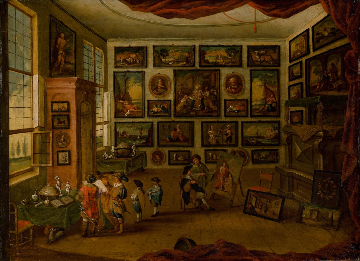 Kunstkammer, 17. Yüzyılın İlk Yarısı.. by Hans III Jordaens