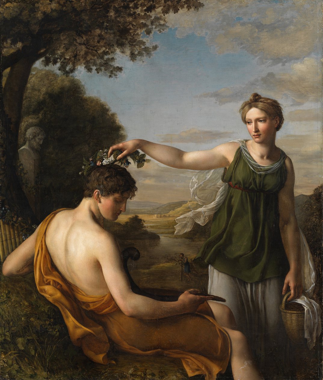 Chloe, Cool tarafından, Hans Jakob (1782-1868). Tuval üzerine yağlıboya by Hans Jakob Oeri