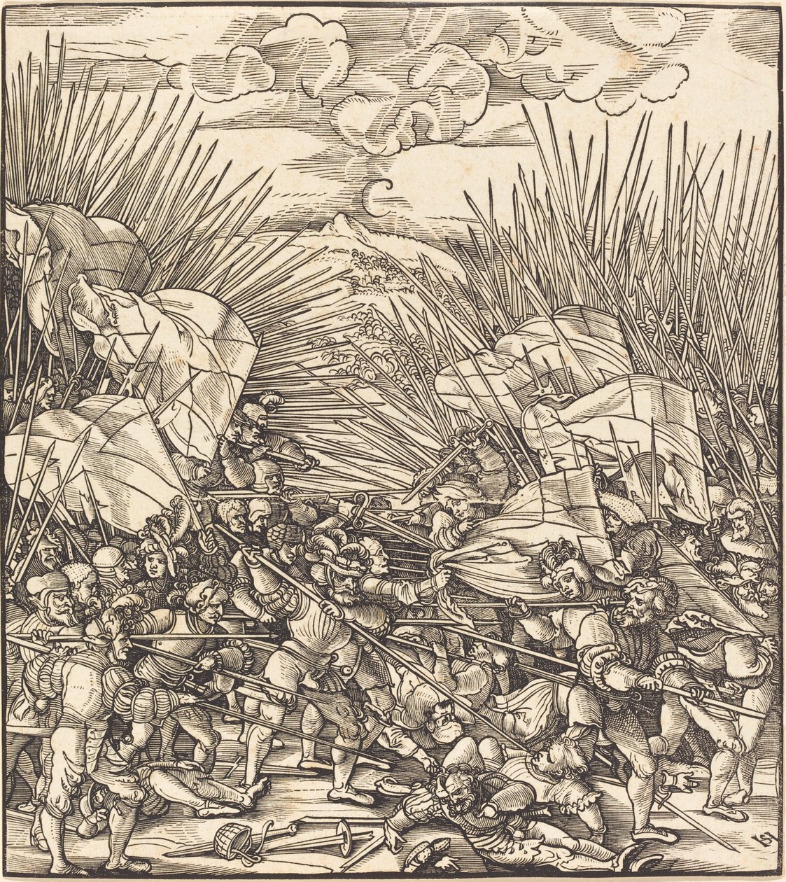 Cividale Savaşı by Hans Leonard Schaufelein