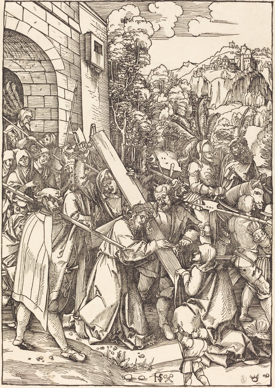 Haç Taşıyan İsa by Hans Leonard Schaufelein