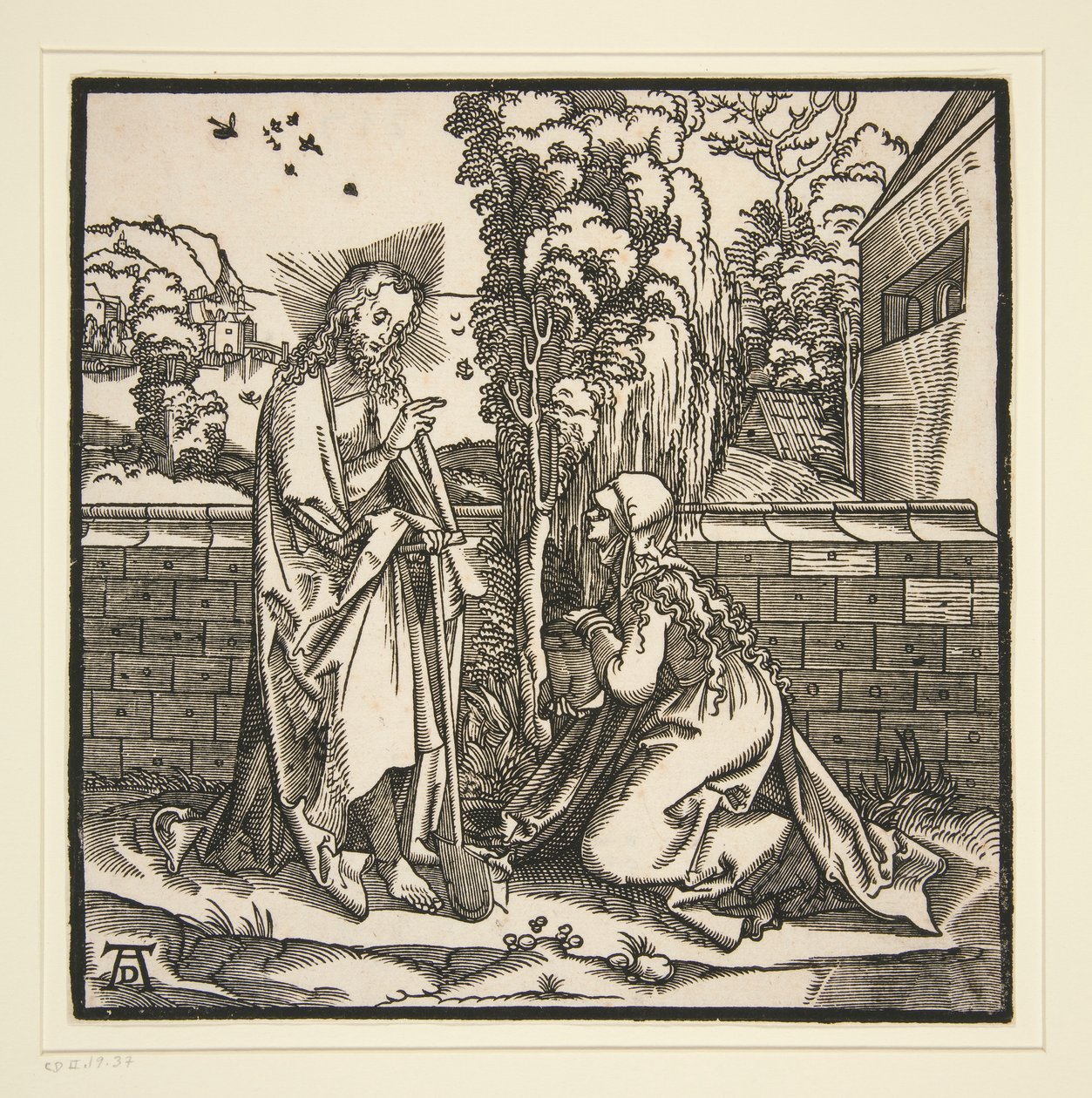 Mesih ve Magdalene by Hans Leonard Schaufelein