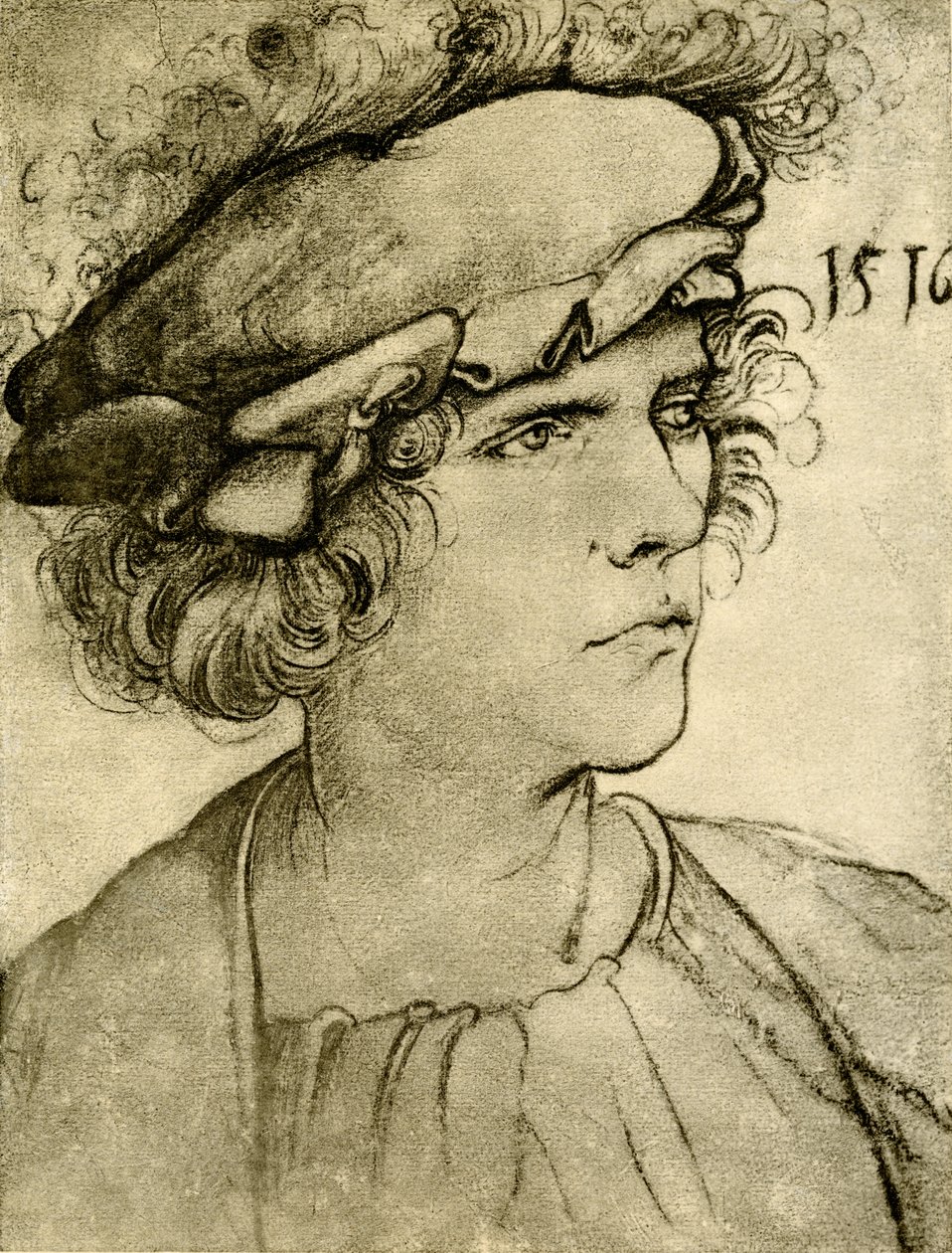 Bir yabancının portresi by Hans Leonard Schaufelein