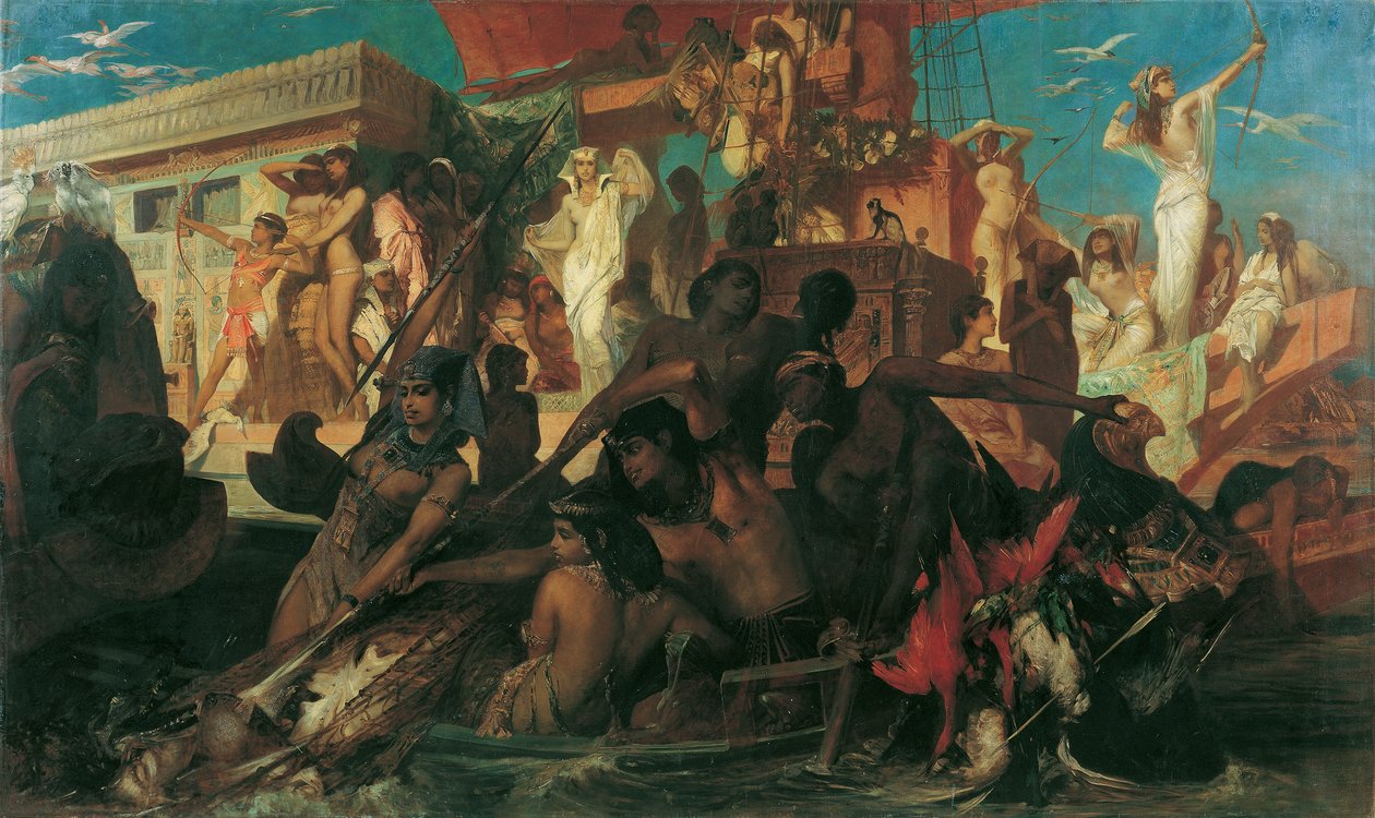 Nil Avı by Hans Makart