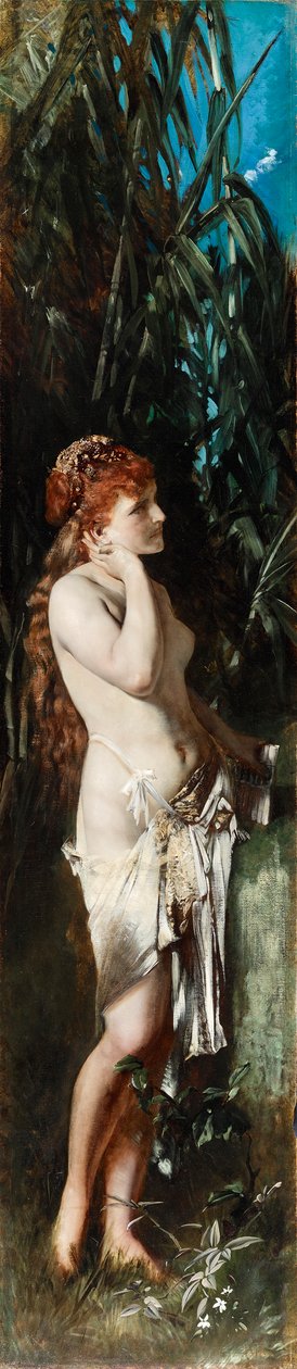 Beş duyu: işitme by Hans Makart
