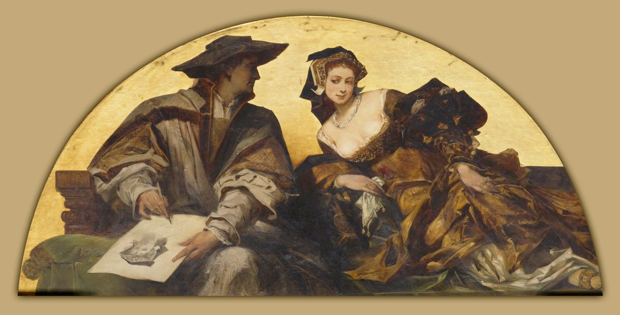 Genç Hans Holbein by Hans Makart
