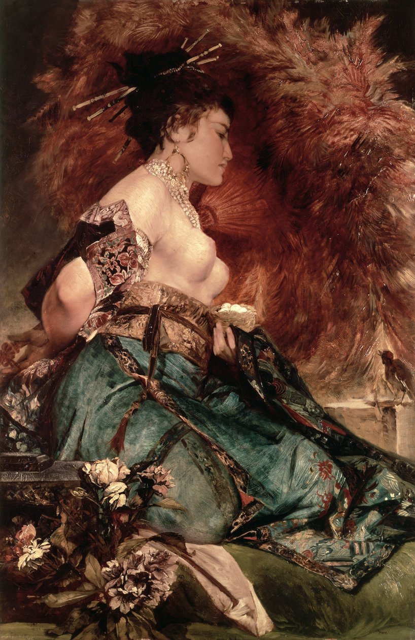 Japon kızı by Hans Makart