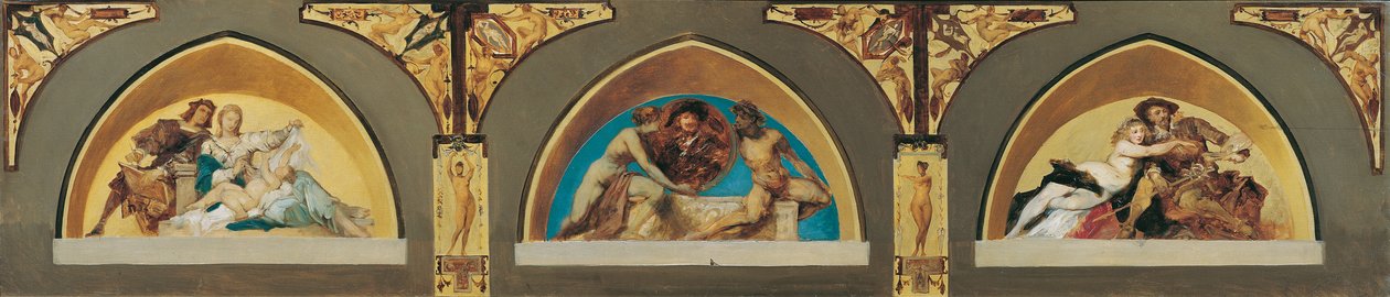 Raffael, Rembrandt, Rubens by Hans Makart
