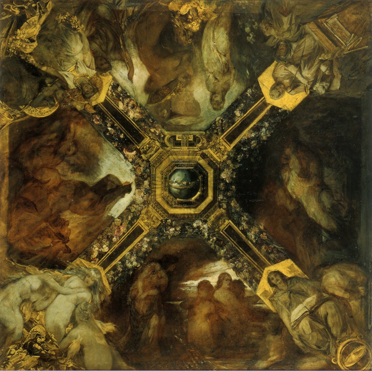 Nibelung Çalışmasının Yüzüğü, 1871-1872 by Hans Makart