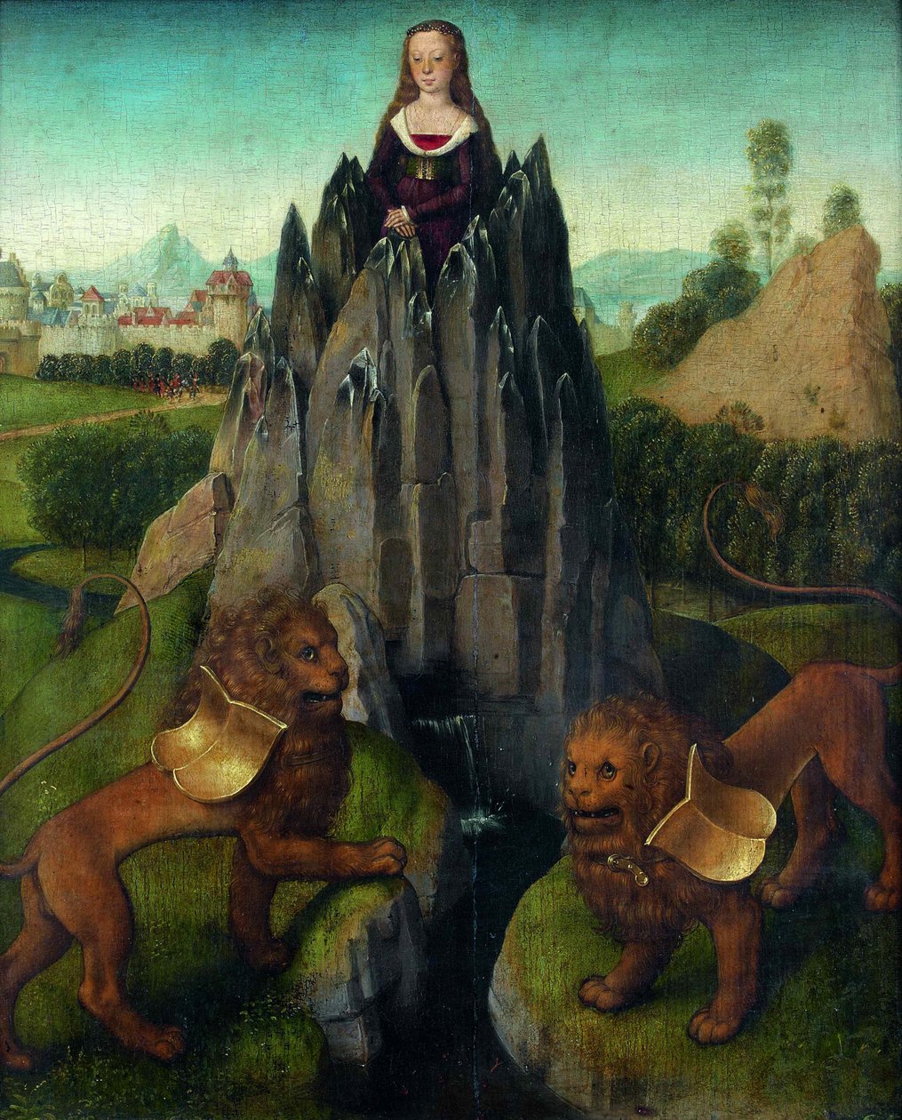 İffet Alegorisi, yaklaşık 1475. by Hans Memling