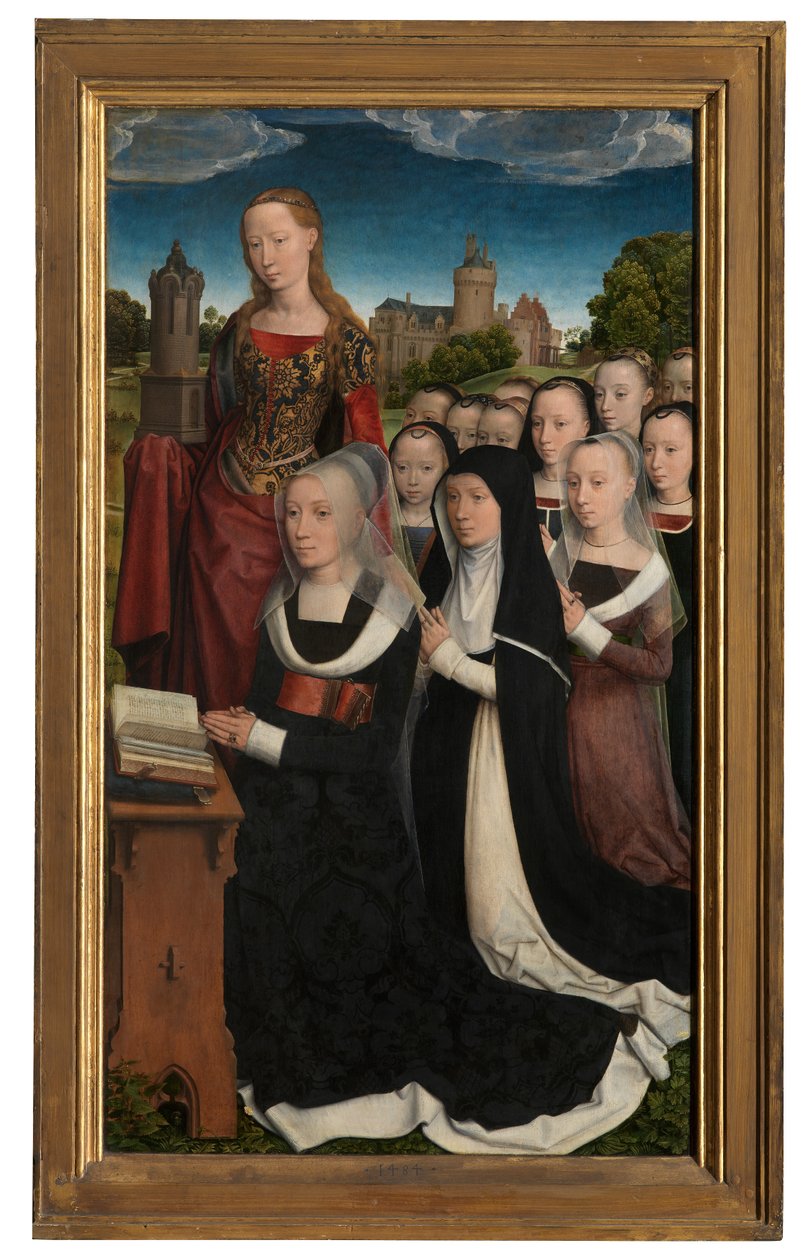 Willem Moreel Üç Parçasının Detayı by Hans Memling