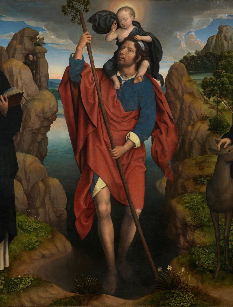 Willem Moreel Üç Parçasının Detayı by Hans Memling