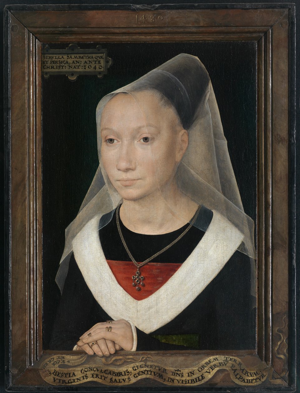 Genç Bir Kadının Portresi by Hans Memling