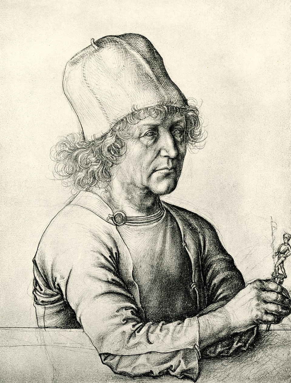 Bir kuyumcu portresi by Hans Memling