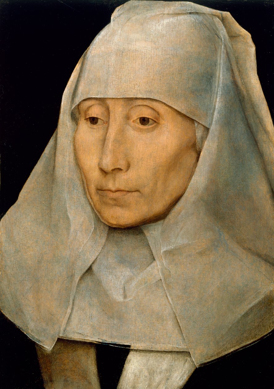 Yaşlı Bir Kadının Portresi, 1468-70 by Hans Memling
