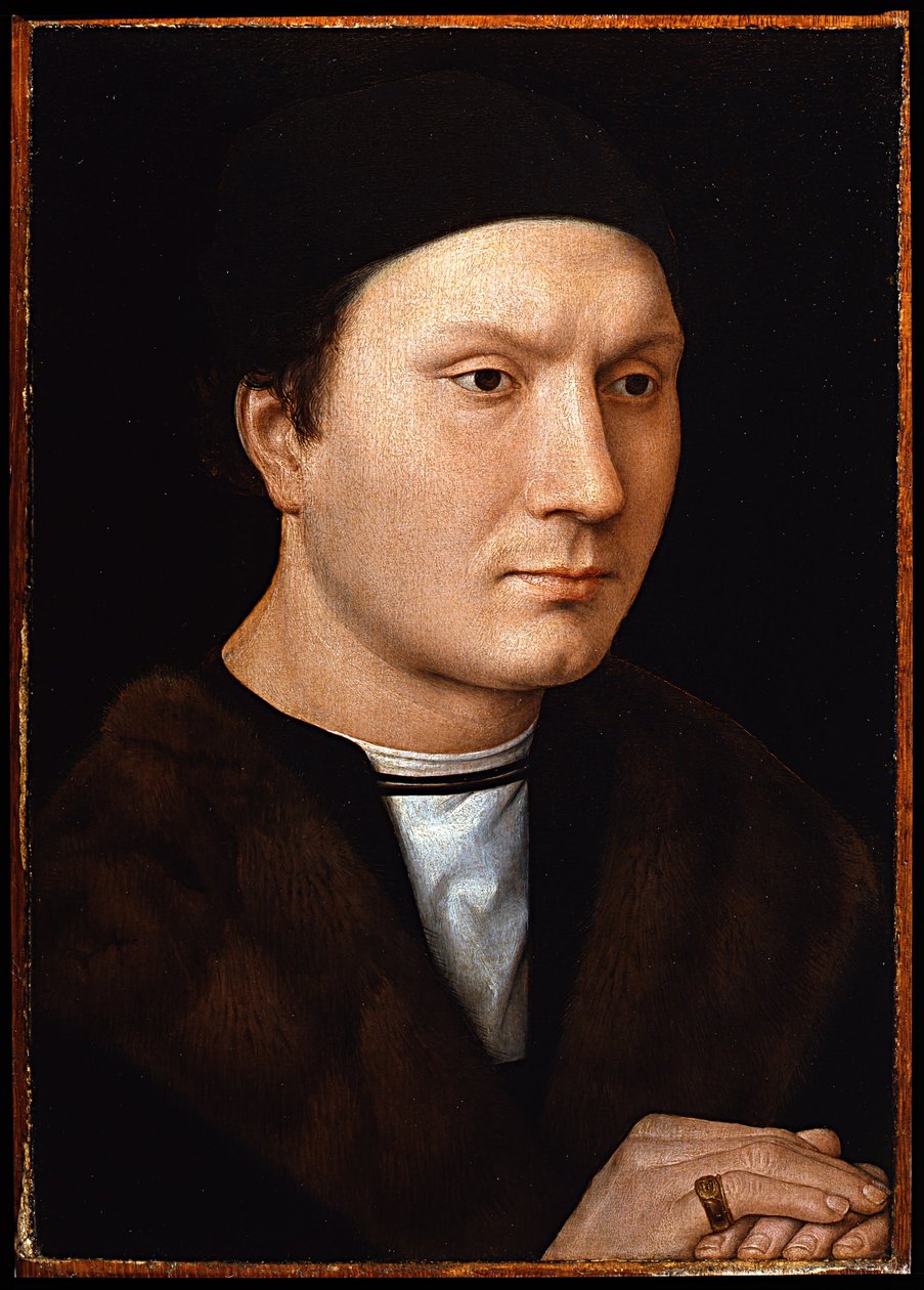 Bilinmeyen Bir Adamın Portresi, yaklaşık 1485 by Hans Memling