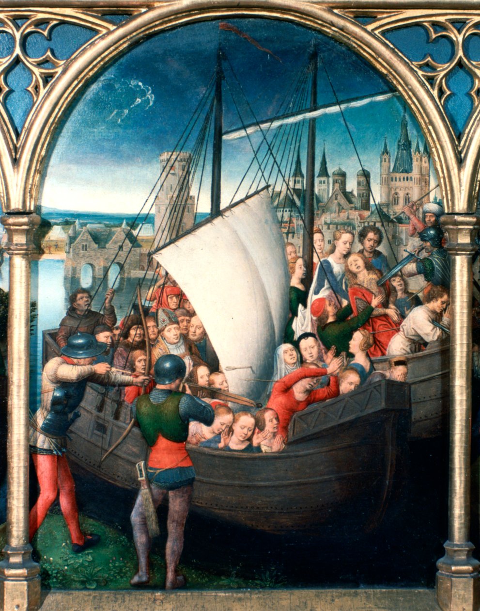 Aziz Ursula Tapınağı, Şehitlik, 1489 by Hans Memling
