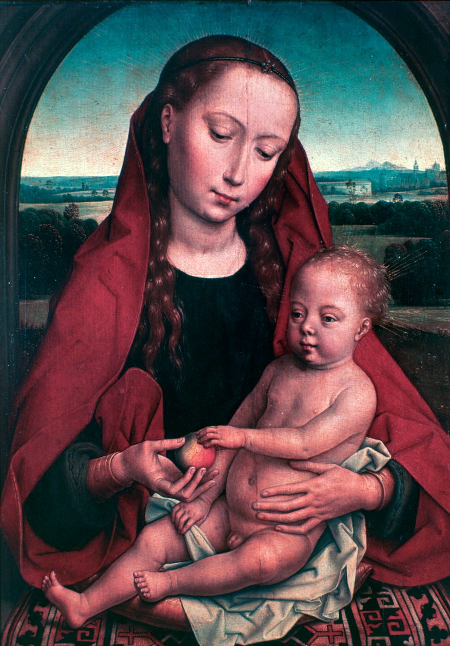 Bakire ve Çocuk, c1453-1494 by Hans Memling