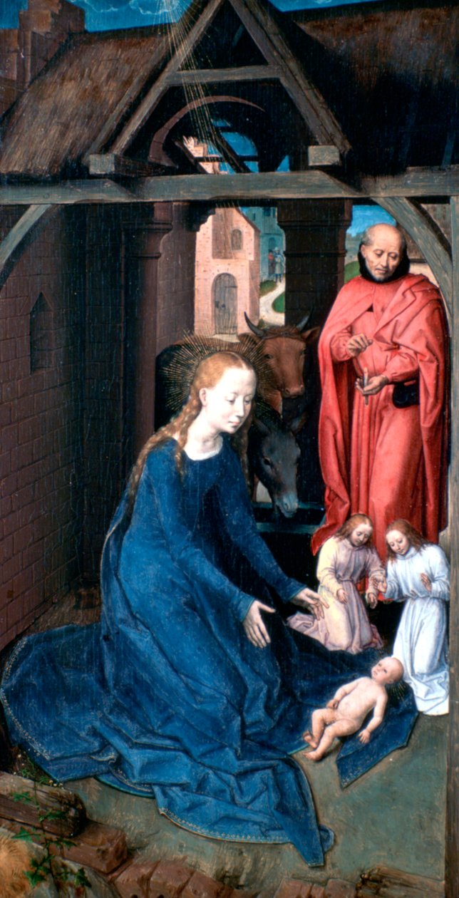 Jan Florain Üçlemesi, Detay, 1479 by Hans Memling