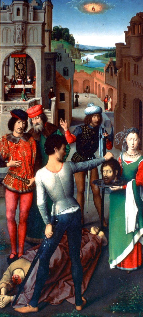 Vaftizci Yahya ve Evangelist Aziz Yahya üçlüsü, 1479 by Hans Memling