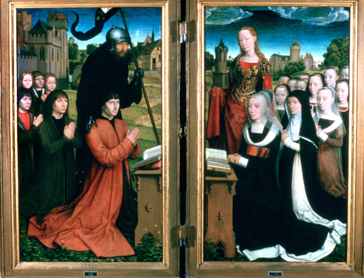 Moreel Ailesinin Üç Parçası, 1484 by Hans Memling