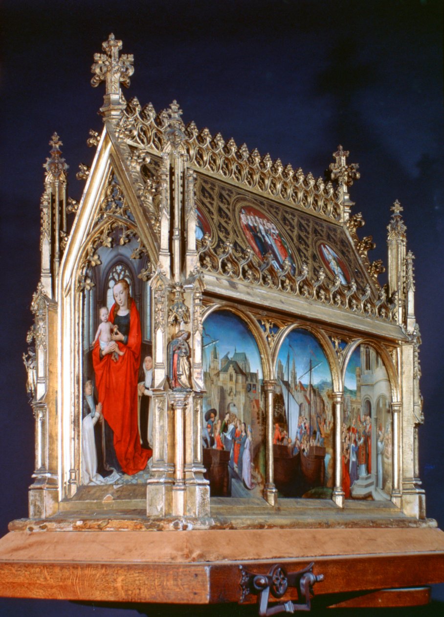 Bakire ve Çocuk, Aziz Ursula Tapınağı, 1489 by Hans Memling