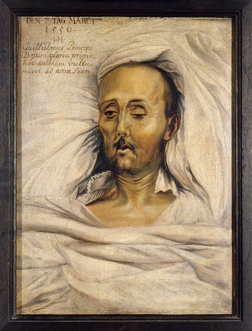 Guillaume IV de Baviere dit le Constant (1493-1550), sur son lit de mort - Bavyera Dükü William IV ölüm döşeğinde Mielich (Muelich), Hans (1516-1573) by Hans Mielich or Muelich