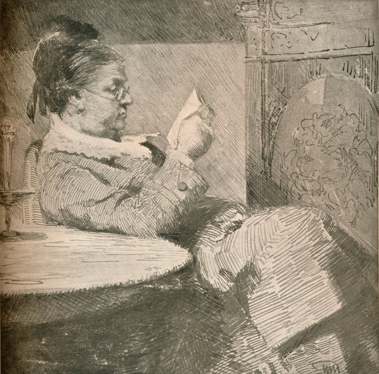 Sanatçının Annesinin Portresi, c1912 by Hans Nikolaj Hansen