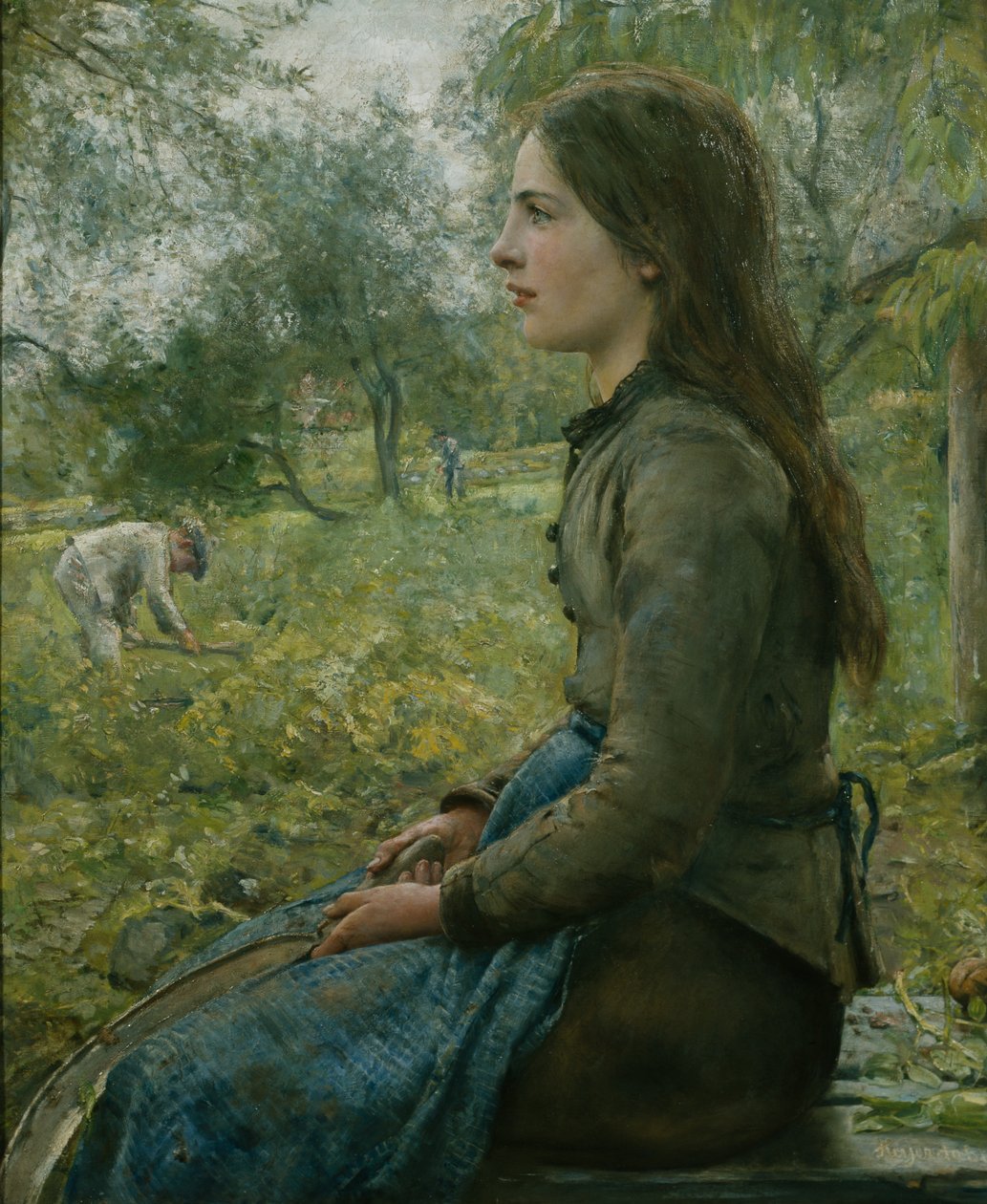 Bir dinlenme by Hans Olaf Heyerdahl
