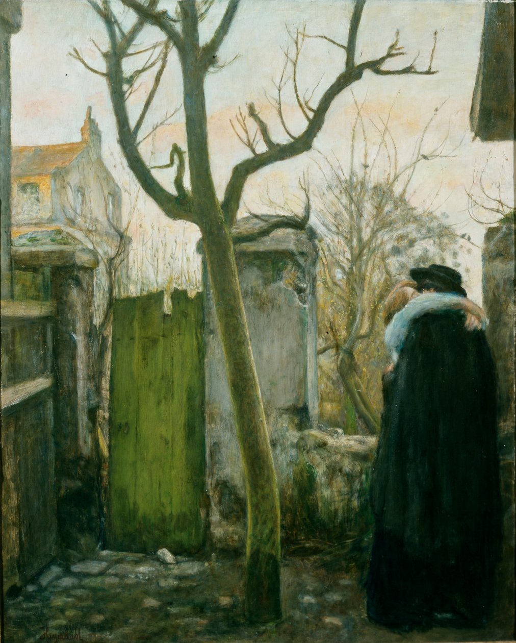 Bir İdil (tuval üzerine yağlı boya) by Hans Olaf Heyerdahl