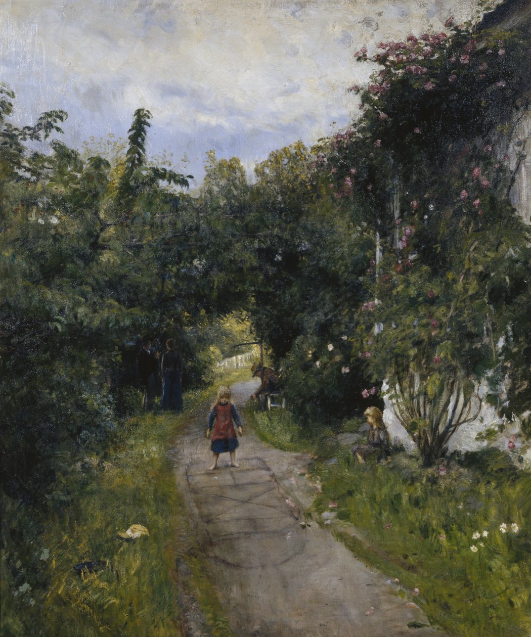 Seksek tahtası, Paradis (tuval üzerine yağlı boya) by Hans Olaf Heyerdahl