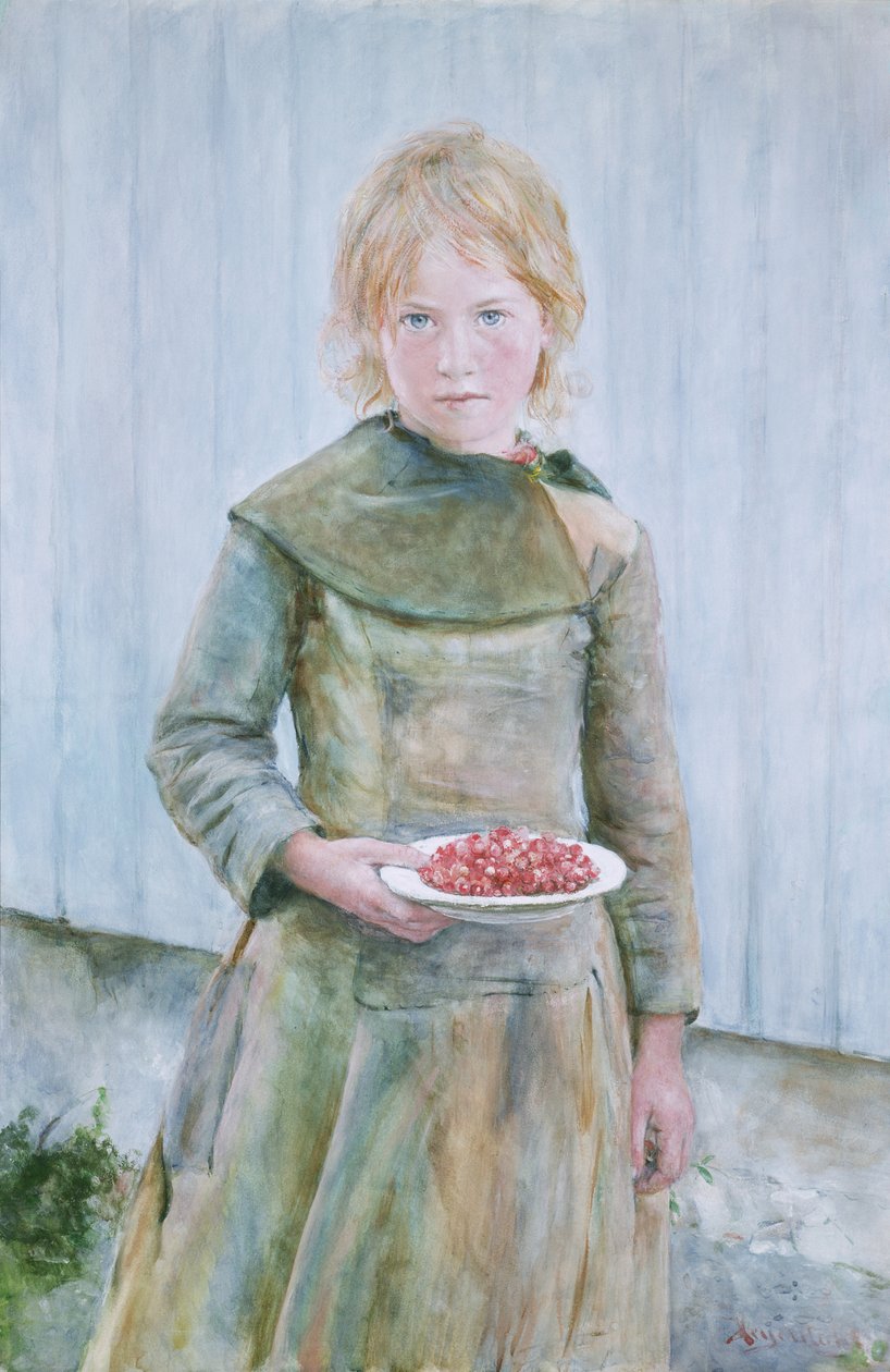 çilek kız by Hans Olaf Heyerdahl