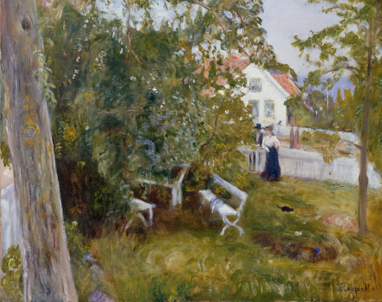 Yaz manzarası by Hans Olaf Heyerdahl