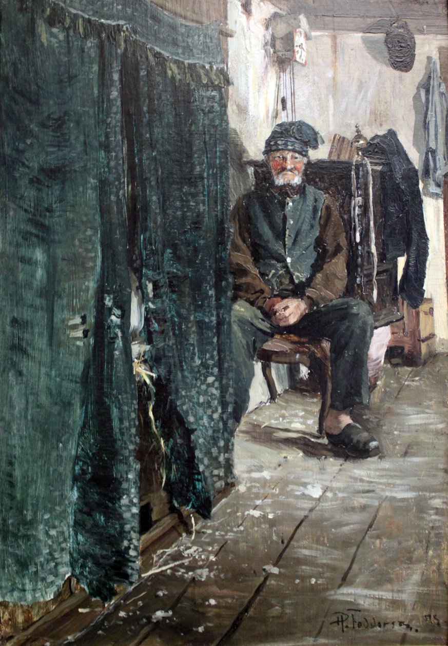 Anne Lorns sobanın yanında by Hans Peter Feddersen