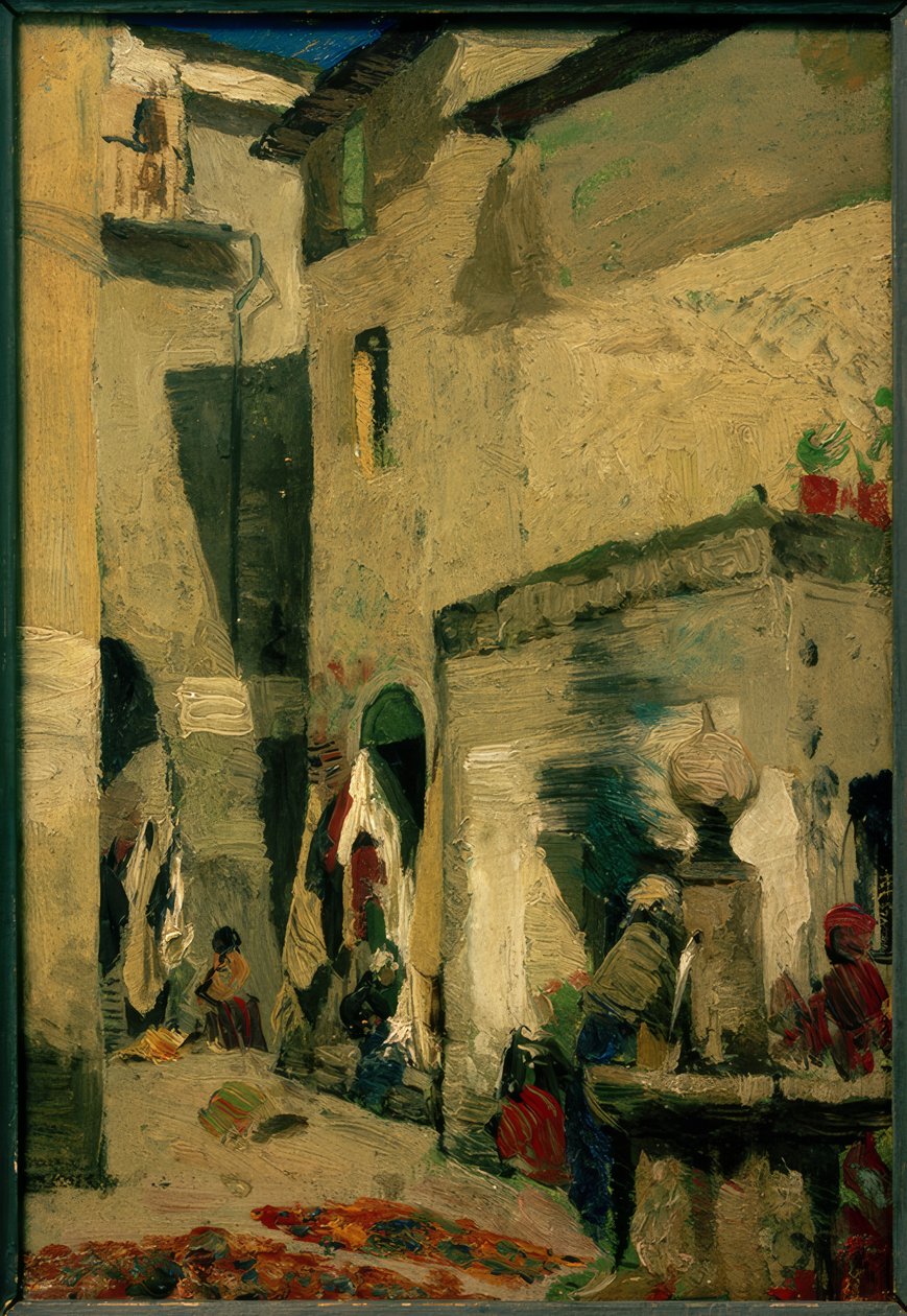 HP Feddersen, Roma sokak köşesi by Hans Peter Feddersen der Jüngere