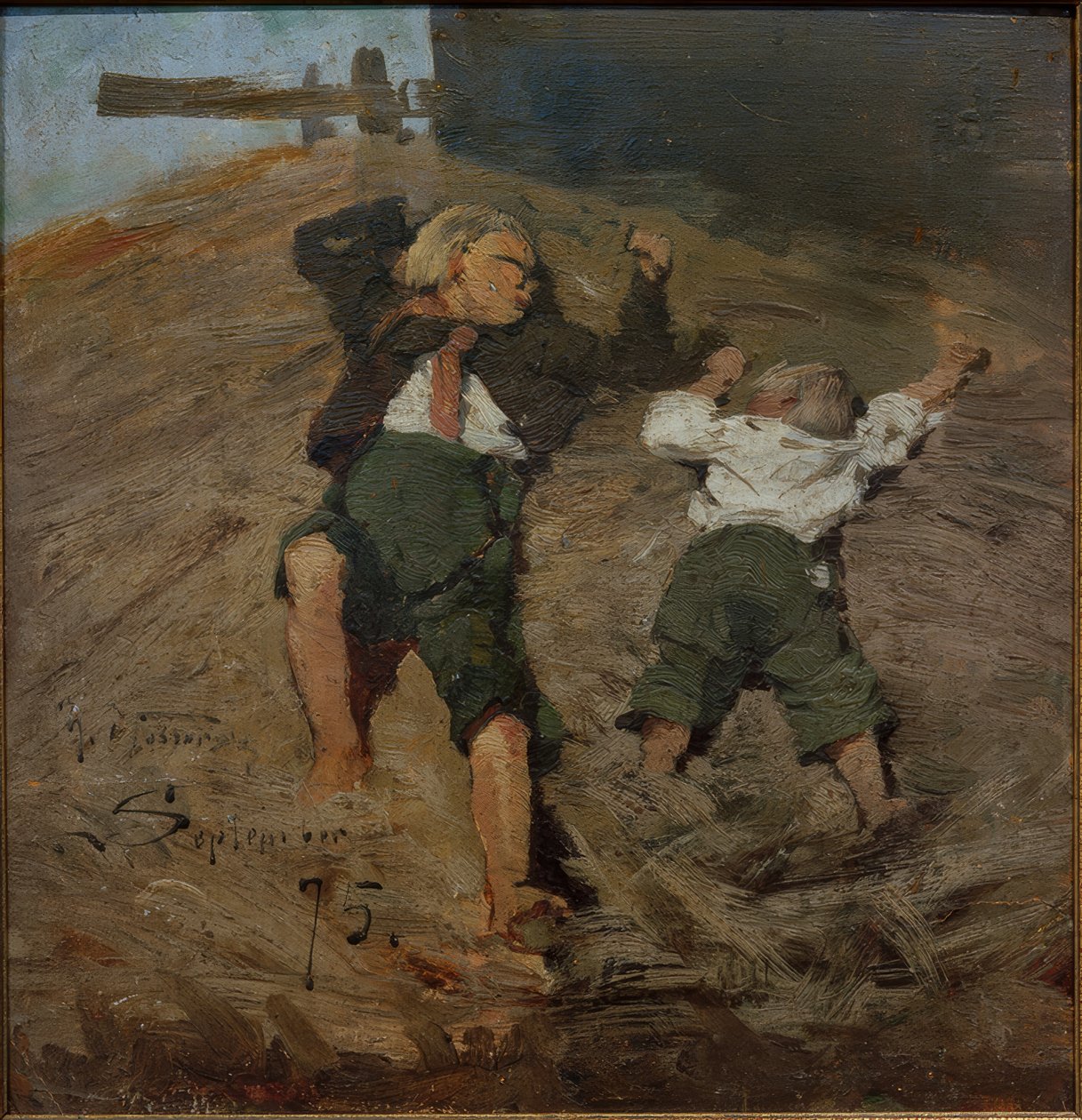samandaki çocuklar by Hans Peter Feddersen der Jüngere