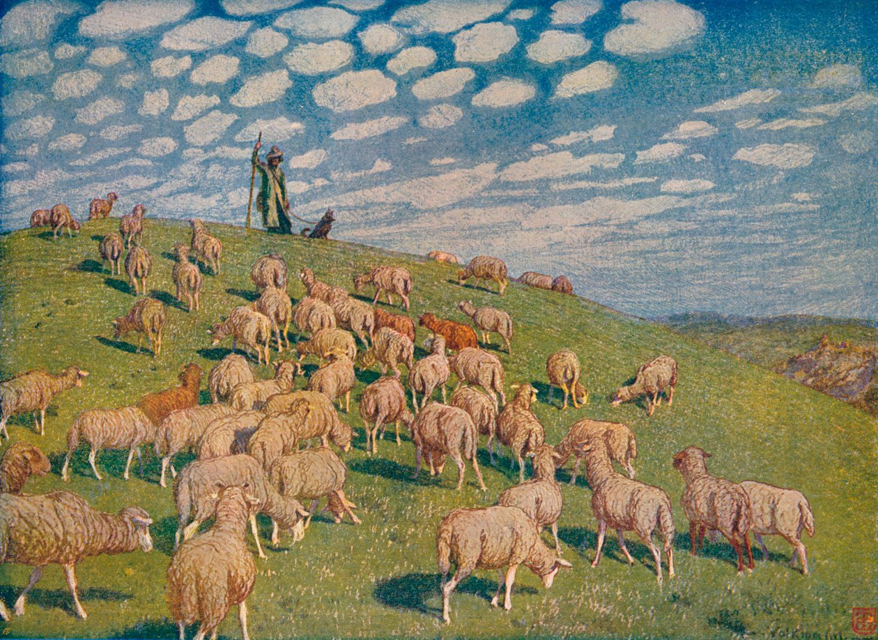 İlkbaharda Mera, c1900 1903-1904. by Hans Richard von Volkmann