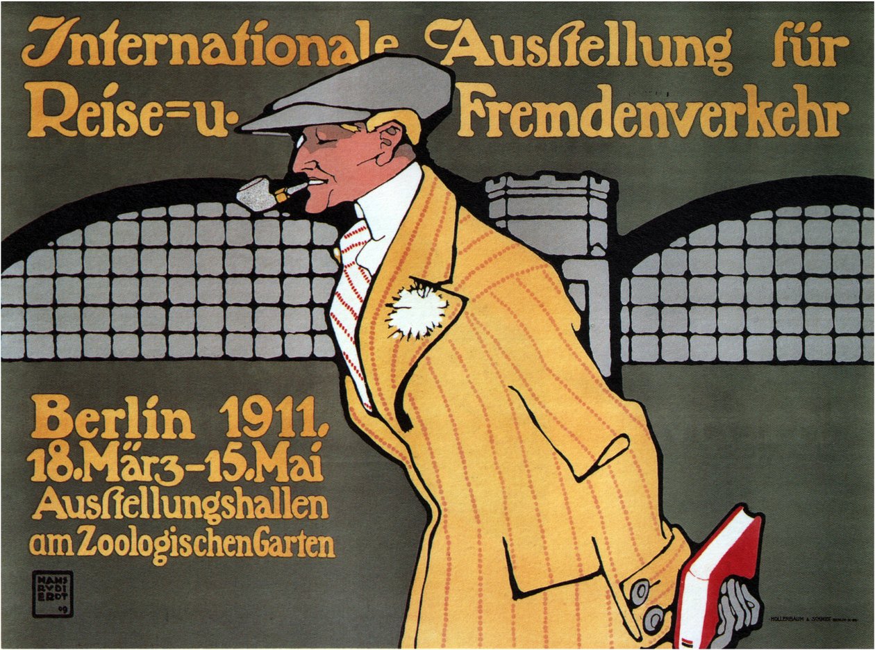 Uluslararası Seyahat Sergisi, Berlin, 1911 by Hans Rudi Erdt
