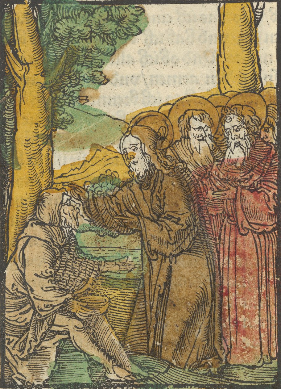 Körleri İyileştiren İsa, Das Plenarium, 1517. by Hans Schäufelein the Elder
