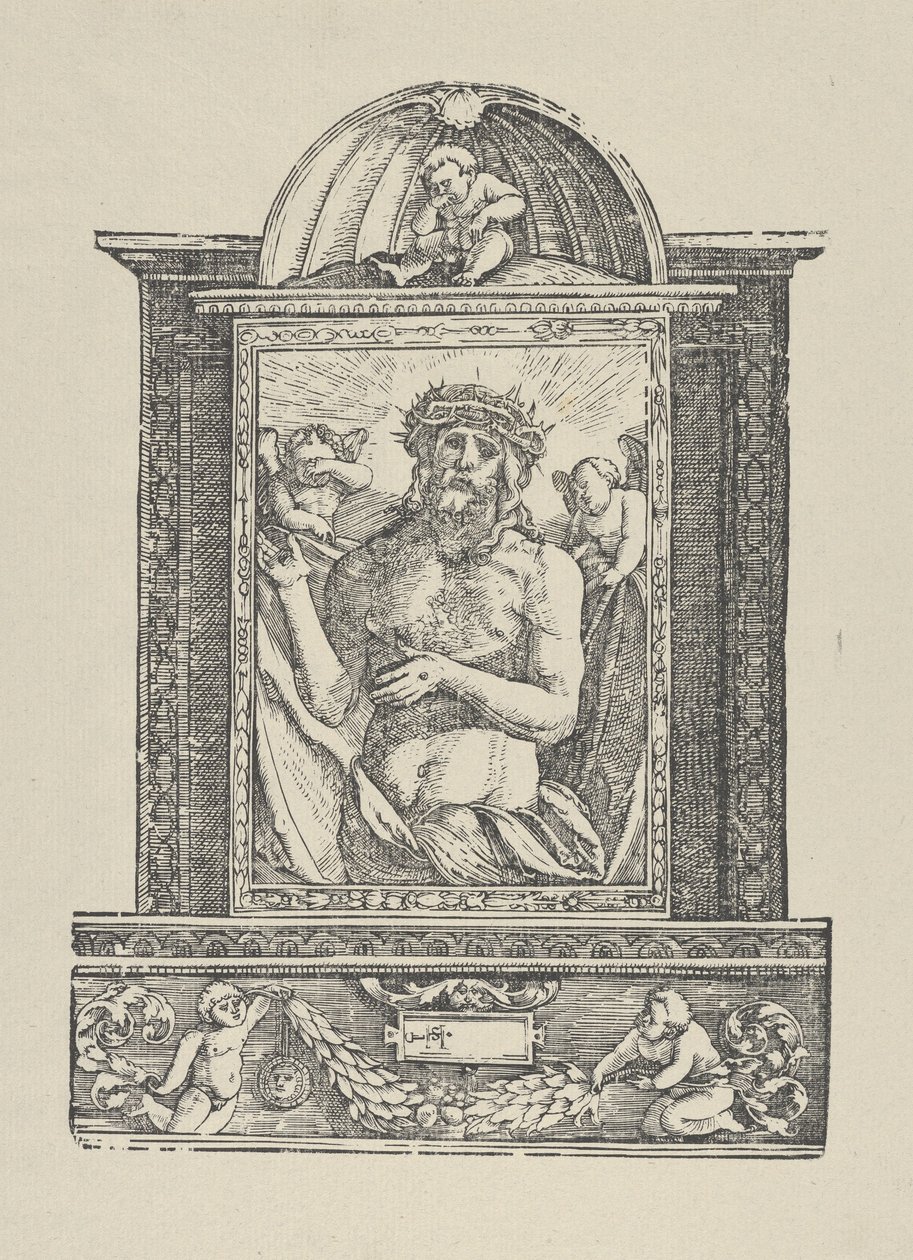 Ecce Homo Hüzün Adamı, 1922. by Hans Schäufelein the Elder