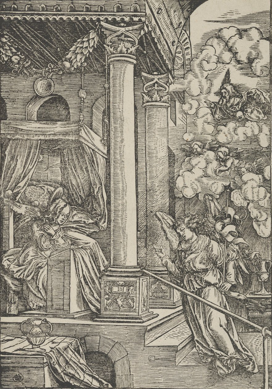 Duyuru. by Hans Schäufelein the Elder